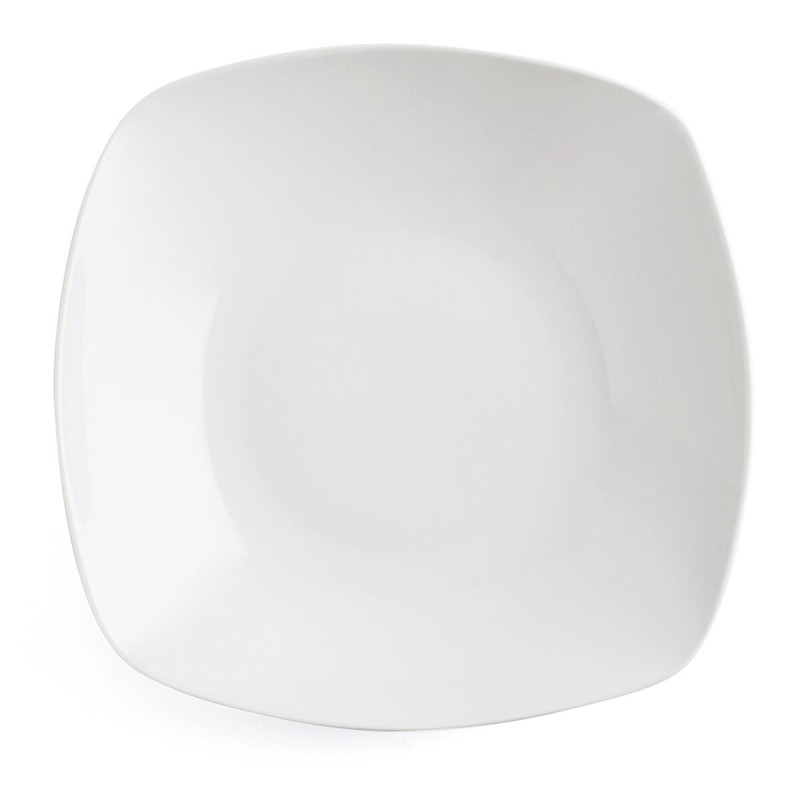 Assiette creuse Quid Novo Vinci Céramique Blanc (20,5 cm) (Pack 6x)