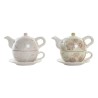 Teapot DKD Home Decor Cup 750 ml Dolomite (2 Units)