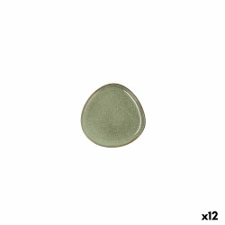 Plato Llano Bidasoa Ikonic Cerámica Verde (11 x 11 cm) (Pack 12x)