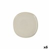 Assiette plate Bidasoa Ikonic Céramique Blanc (20,2 x 19,7 cm) (Pack 6x)