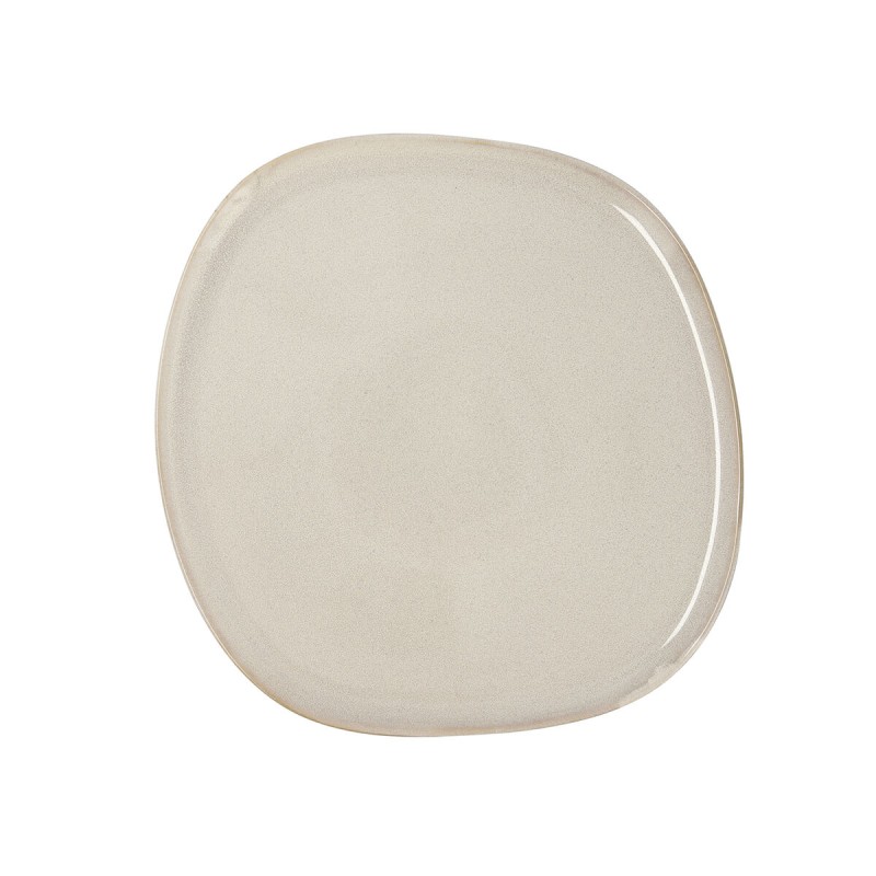 Assiette plate Bidasoa Ikonic Céramique Blanc (26,5 x 25,7 x 1,5 cm) (Pack 4x)