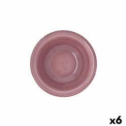 Bol Quid Peoni Vita Cerámica Rosa (18 cm) (Pack 6x)