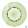 Assiette plate Quid Viba Vert Plastique 27 cm Ø 27 cm (12 Unités) (Pack 12x)