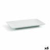 Plate Quid Gastro Fun Small White Ceramic 16,5 x 9,5 x 2 cm (6 Units) (Pack 6x)