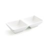 Bandeja de Aperitivos Quid Select Blanco Cerámica 15 x 7 cm (12 Unidades) (Pack 12x)