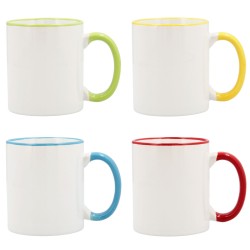 Mug Quid Bodega Ceramic Multicolour (330 ml) (Pack 12x)