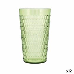 Verre Quid Viba Vert Plastique 650 ml (12 Unités) (Pack 12x)