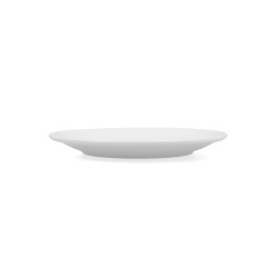 Flat plate Bidasoa Glacial Coupe Ceramic White (21 cm) (Pack 6x)