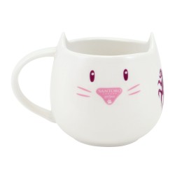 Taza con Plato Gorjuss Purrrrrfect love Cerámica Posavasos Taza