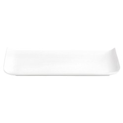 Plato Quid Chef Baguette Cerámica Blanco (25 x 12 cm) (Pack 6x)