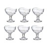 Ice Cream and Milk Shake Glass Transparent Glass 6 Units (135 ml)