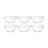 Bowl Transparent Glass (250 ml) (6 Units)