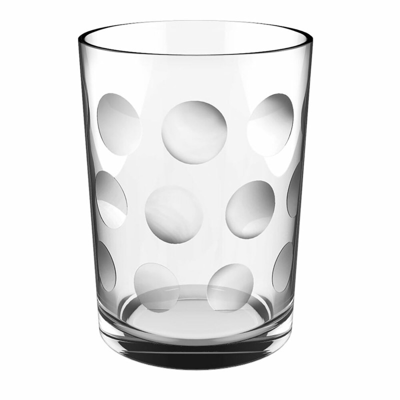 Vaso Quid Urban Circles Transparente Vidrio (36 cl) (Pack 6x)