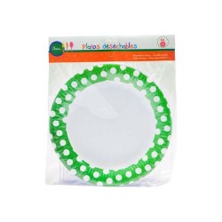 Plate set Disposable 12 Units