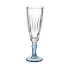 Coupe de champagne Exotic Verre Bleu 6 Unités (170 ml)