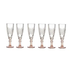 Champagne glass Crystal Brown 6 Units (170 ml)