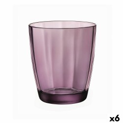 Verre Bormioli Rocco Pulsar Violet verre 390 ml (6 Unités) (Pack 6x)