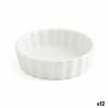 Bandeja de Aperitivos Quid Gastro Fun Blanco Cerámica 10,5 x 3 cm (12 Unidades)