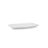 Serving Platter Quid Gastro Squared Ceramic White (25,2 x 16 x 2 cm) (6 Units)