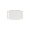 Serving Platter Quid Gastro Squared Ceramic White (25,2 x 16 x 2 cm) (6 Units)