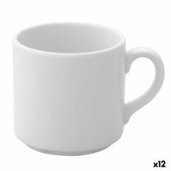 Taza Ariane Prime Café Blanco Cerámica 200 ml (12 Unidades)