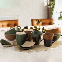 Cup La Bouchée Ritual Ceramic (550 ml) (8 Units)