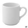 Cup Ariane Prime Coffee Ceramic White (90 ml) (12 Units)