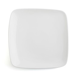 Assiette plate Ariane Vital Carré Céramique Blanc (27 x 21 cm) (12 Unités)