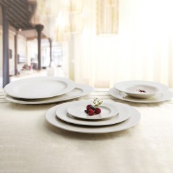 Assiette creuse Ariane Orba Céramique Blanc 23 cm (12 Unités)