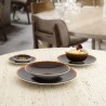 Assiette creuse Ariane Coupe Decor Céramique Marron (20 cm) (6 Unités)