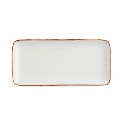 Plat à Gratin Ariane Terra Rectangulaire Céramique Beige (36 x 16,5 cm) (6 Unités)