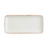 Plat à Gratin Ariane Terra Rectangulaire Céramique Beige (36 x 16,5 cm) (6 Unités)