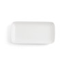 Fuente de Cocina Ariane Vital Coupe Rectangular Cerámica Blanco (28 x 14 cm) (6 Unidades)