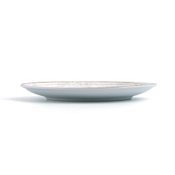 Assiette plate Ariane Tornado Céramique Bicolore (Ø 18 cm) (12 Unités)