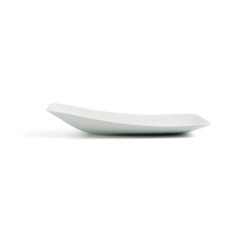 Flat plate Ariane Vital Rectangular Ceramic White (29 x 15,5 cm) (6 Units)