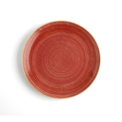 Assiette plate Ariane Terra Céramique Rouge (Ø 27 cm) (6 Unités)