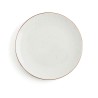 Plato Llano Ariane Terra Cerámica Beige (Ø 27 cm) (6 Unidades)