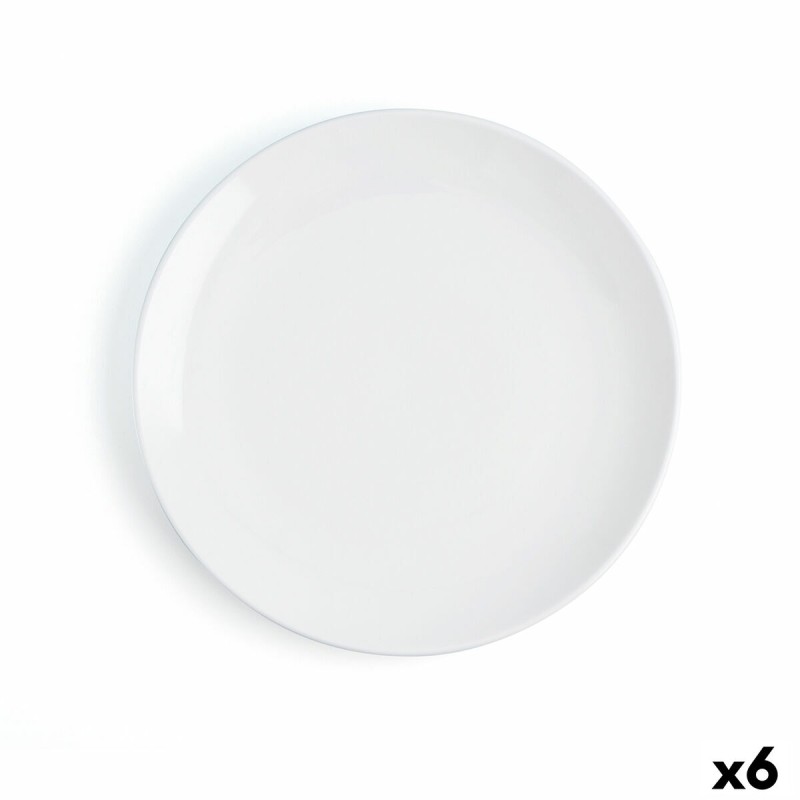 Flat plate Ariane Vital Coupe Ceramic White (Ø 31 cm) (6 Units)