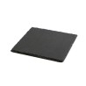 Plateau en Céramique Effet Ardoise Quid Gastro Fresh Noir (20 x 20 cm) (12 Unités)