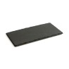 Slate Effect Ceramic Tray Quid Gastro Fun Black (32 x 17 cm) (12 Units)