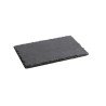 Slate Effect Ceramic Tray Quid Gastro Fun Black (22 x 14 cm) (12 Units)