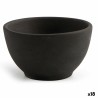 Bol Quid Mineral Céramique Noir (9 x 5 cm) (18 Unités)