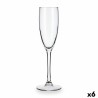 Coupe de champagne Luminarc Duero Transparent verre (170 ml) (6 Unités)