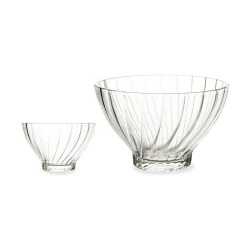 Set de Bols Transparent verre (Ø 10,8 x 7 cm) (290 ml) (5 Unités)