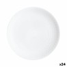 Plato de Postre Luminarc Pampille Blanco Vidrio (19 cm) (24 Unidades)