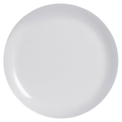 Assiette plate Luminarc Diwali Gris verre Verre trempé (Ø 27 cm) (24 Unités)