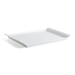 Fuente de Cocina Quid Gastro Fresh Rectangular Cerámica Blanco (36 x 25 cm) (6 Unidades)