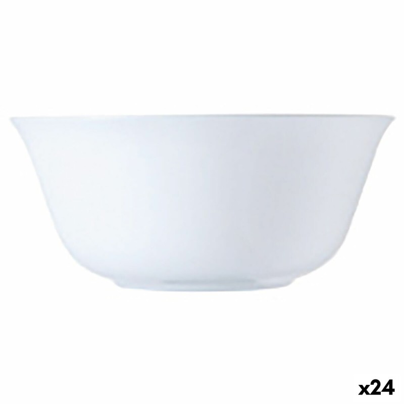 Bol Luminarc Carine Blanco Blanco Vidrio 12 cm (24 Unidades)