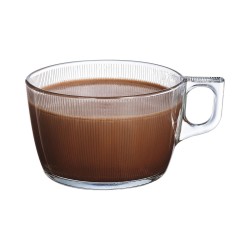 Tasse Luminarc Stripy Grand Transparent verre (500 ml) (6 Unités)