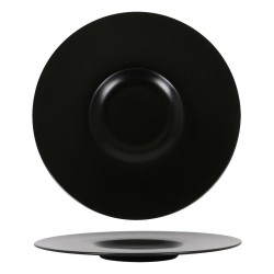 Assiette plate Neat Porcelaine Noir (Ø 30 cm)